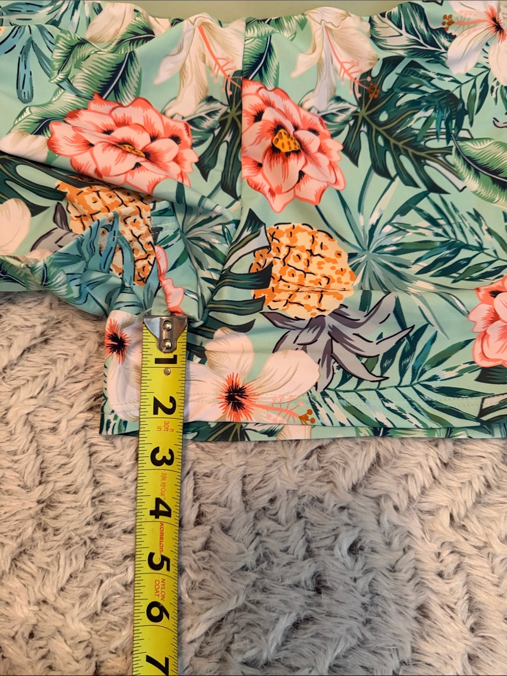 Tropical Sage & Floral Tankini Set Boy Shorts M NWOT Womens - Picture 10 of 11